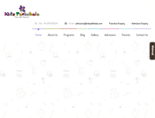 Tablet Screenshot of kidzpathshala.com